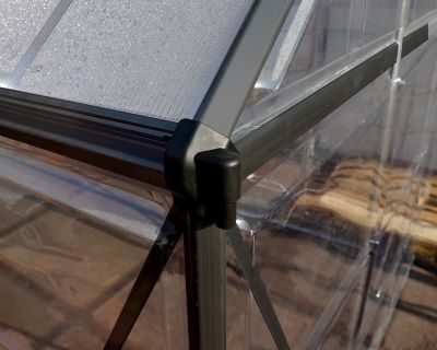 Image showing 6 th Canopia by Palram 6 L x 4 W ft. Gray Hybrid Greenhouse