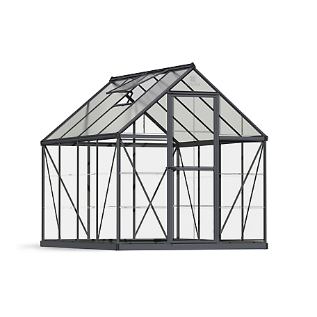 Canopia by Palram Hybrid 6 ft. x 8 ft. Greenhouse - Gray, HG5508Y