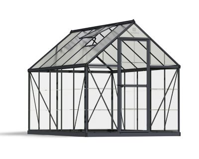 Canopia by Palram 6 ft. x 10 ft. Gray Hybrid Greenhouse