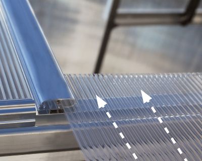 Image showing 5 th Canopia by Palram 4 L x 8 W ft. Silver Hybrid Lean-To Greenhouse