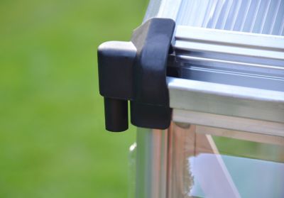 Image showing 6 th Canopia by Palram 4 L x 8 W ft. Silver Hybrid Lean-To Greenhouse