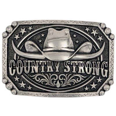 Montana Silversmiths Unisex Adult Ab Cowboy Strong Belt Buckle