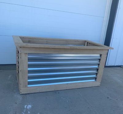 Image showing  Amish Made Raised Garden Bed, YTF-482424AGB