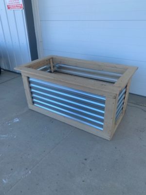 Image showing  Amish Made Raised Garden Bed, YTF-482424AGB