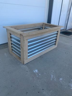 Image showing  Amish Made Raised Garden Bed, YTF-482424AGB