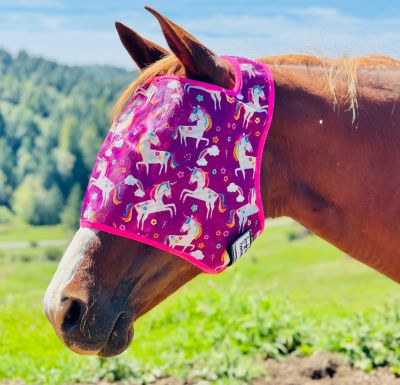 Image showing  Unicorn UV No Ear Fly Mask