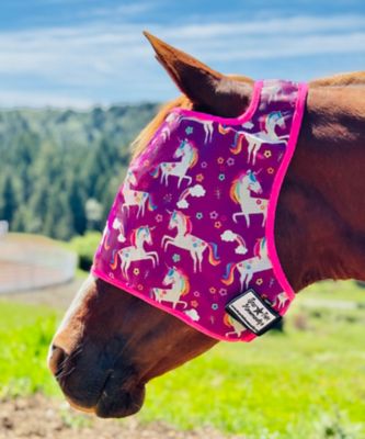 Star Point Horsemanship Unicorn UV No Ear Fly Mask
