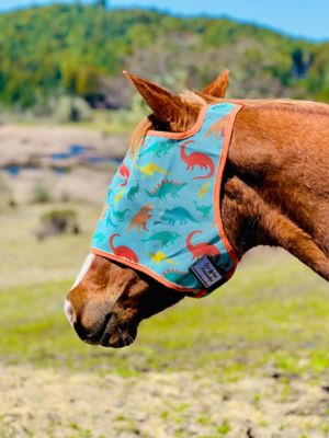 Image showing  Dinosaur Horse Fly Mask without Ears