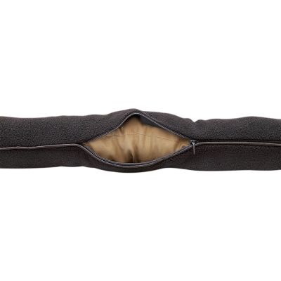 Image showing  2-3/4 in. x 3 in. x 36 in. Polyester Door Draft Stop, Dark Grey, Zippered