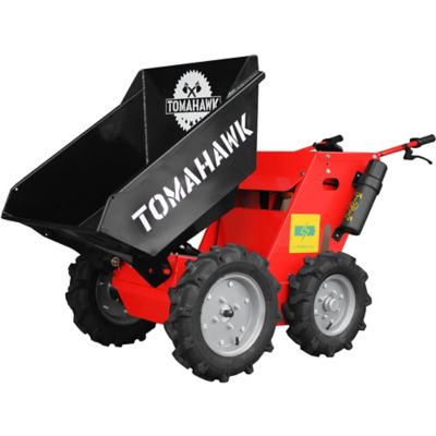 Tomahawk Power 30 in. 660 lb. Bucket Capacity Concrete Power Buggy Electric Battery Mini Dumper