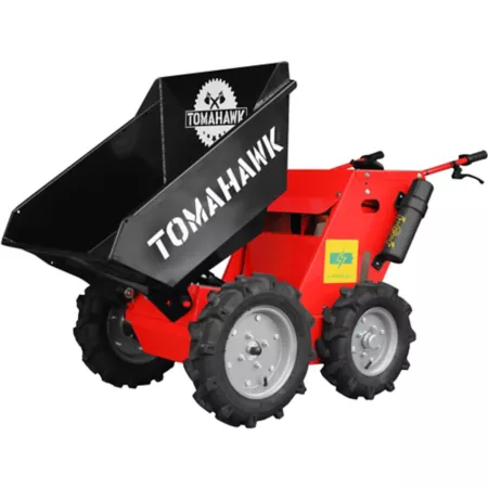 Tomahawk Power 30 in Bucket capacity 660 lbs Electric battery mini dumper for concrete buggy Wheelbarrows