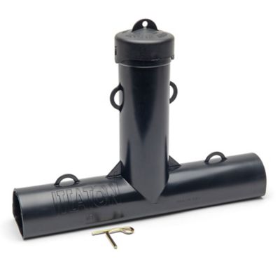 Image showing 6 th JT Eaton Top Loader Black Plastic Bait Station with U-Shaped Bait Holder Rods, Screws, Hex Key