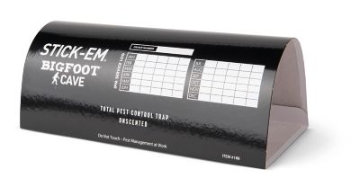 Image showing  Stick Em Tunnel of Doom Rodent Traps, Flat Glue Board, 4-Pack