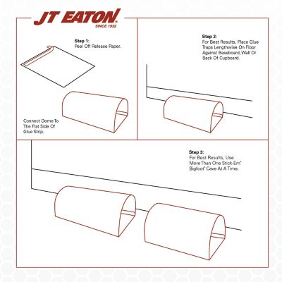Image showing  Stick Em Tunnel of Doom Rodent Traps, Flat Glue Board, 4-Pack