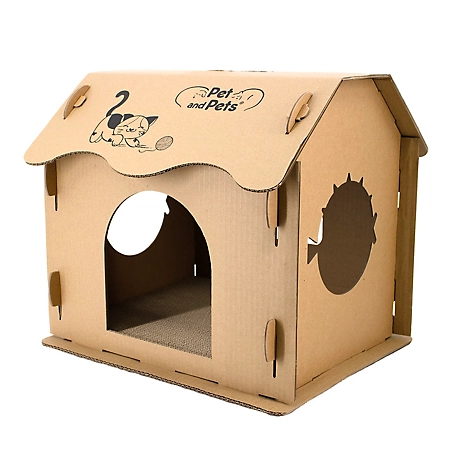 Petique Scratch Pad Cat House, 1CH07000203