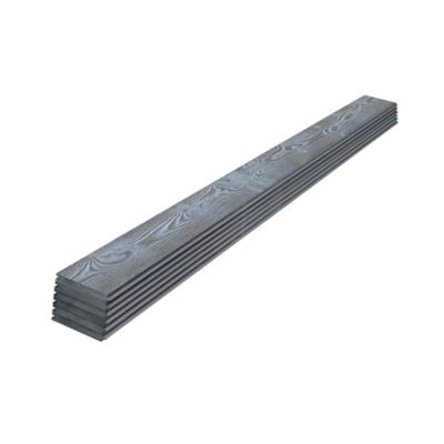 EDGE Thermally Modified Wood 1 x 6in. 80in. Tongue and Groove Boards, Big Sky (Blue) 6 Pack, 503969