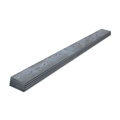 EDGE Thermally Modified Wood 1 x 8in. x 8 ft. Tongue and Groove Boards, Big Sky (Blue) 4 Pack, 467324