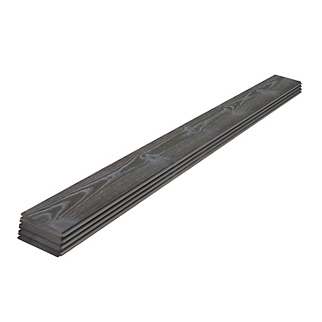 UFP-Edge Thermally Modified Wood 1 x 8in. x 8 ft. Tongue and Groove Boards, Wood Smoke (Gray) 4 Pack, 467331