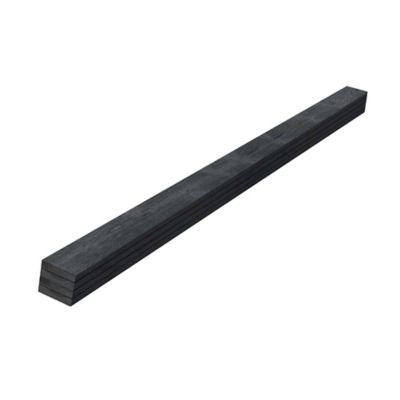 EDGE Thermally Modified Wood 1 x 4in. x 8 ft. Trim Boards, Timber Ridge (Black) 4 Pack, 460335