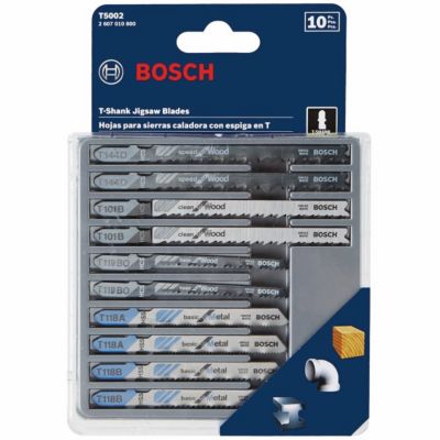 Image showing  3 in. T-Shank Jigsaw Blade Set, 10-Pack