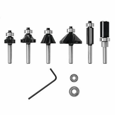 Bosch 6 pc. Trim and Edge Router Bit Set, RBS006TES