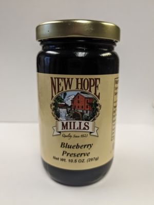 New Hope Mills Blueberry Preserves, 10.5 oz.