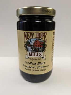 New Hope Mills Seedless Black Raspberry Preserve, FINTSCBLKRASPRES
