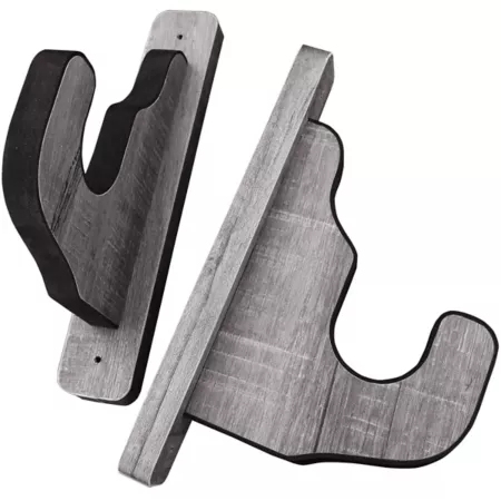 Rush Creek Creations 1 Long Gun 2 pieces Padded Gun Show Wall Hooks Barnwood Wall Gun Racks