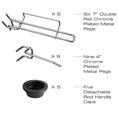 Image showing  5 Rod & Wall Tackle Storage, 40-0014