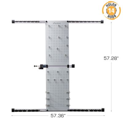 Image showing  14 Rod & Wall Tackle Storage with Line Spooler, 40-0015