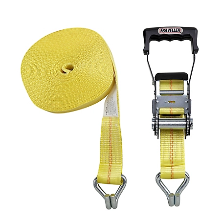 Traveller 2 in. x 40 ft. Hay Bale Ratchet Tie-Down Strap, FH9918
