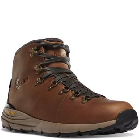 Danner Men's Mountain 600 Low-Top Waterproof Hiking Boots 4.5-in Rich Brown 1 Pair Men's Hiking Boots