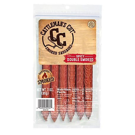 Cattleman's Cut Spicy Double Smoked Sausages, 53446