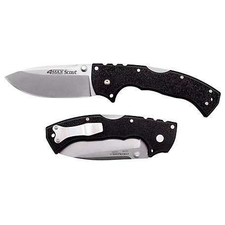 Cold Steel 4-Max Scout Folding Knife - 4 in. Blade, CS-62RQZ