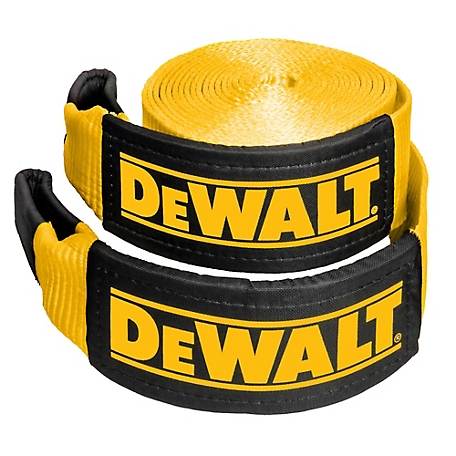 DeWALT 4 in. x 30 ft. Heavy-Duty Looped End Recovery Strap, 40,000 lb.  Break Strength, DXBC40000 at Tractor Supply Co.