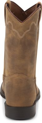 Image showing 5 th Justin Men's Jeb Pull-On Roper Western Boots, 10 in.