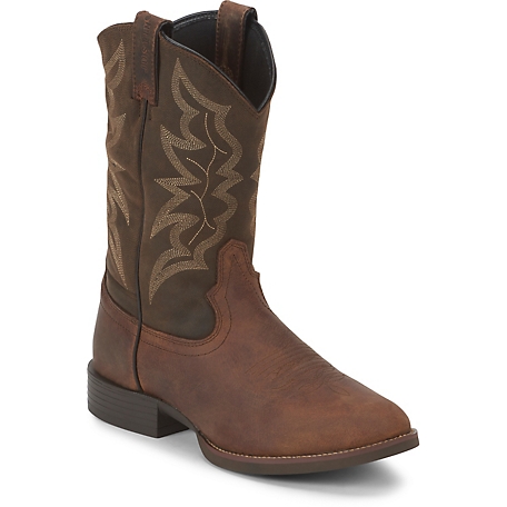 Justin Buster III 11 in. Round Toe Western Boot