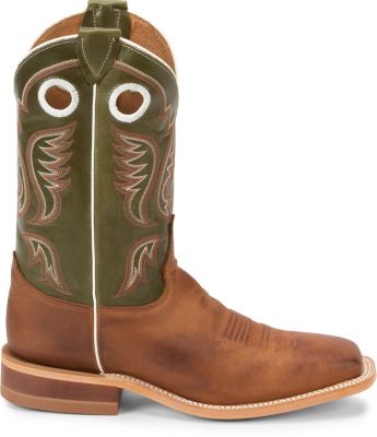 Image showing 4 th Justin Men's Austin Pull-On Square Toe Western Boots, 11 in.
