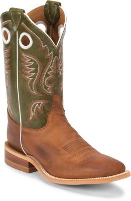 Justin Men's Austin Pull-On Square Toe Western Boots, 11 in.