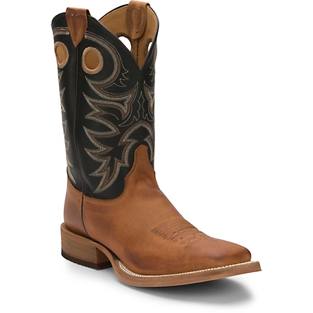 Justin Caddo 11 in. Square Toe Western Boot
