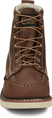 Image showing  Men's Edge Walker 6 in. Lace-Up Steel Toe Wedge Boot
