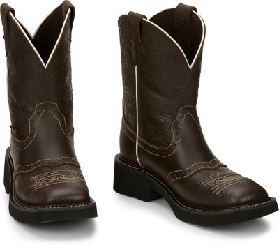 Image showing 6 th Justin Women's Gypsy Mandra 8 in. Pull-On Wide Square Toe Boot