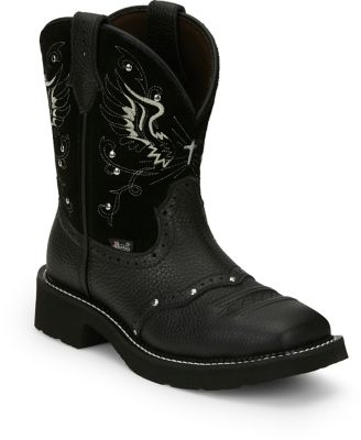 Justin Women's Gypsy Mandra Wide Square Toe Boots, 8 in., 8 B