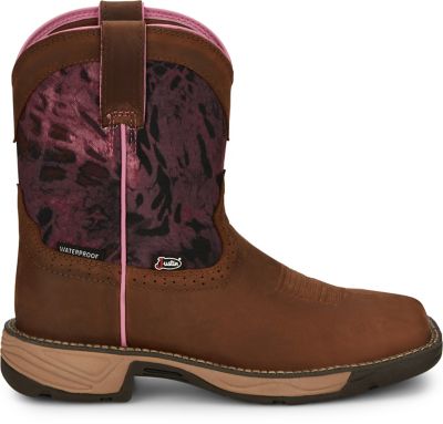 Image showing  Women's Rush 8 in. Camo Waterproof Square Soft Toe Work Boot
