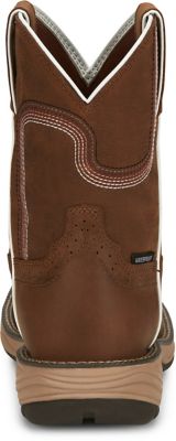 Image showing 5 th Justin Rush 8 in. Waterproof Square Soft Toe Work Boot