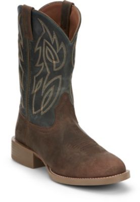 Image showing 0 th Justin Men's Rendon Round Toe Western Boots, 11 in.
