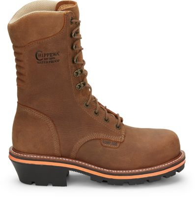 Image showing 4 th Chippewa Men's Thunderstruck 10 in. Waterproof Nano Composite Toe Logger