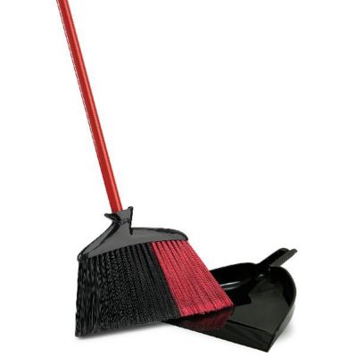 Libman Indoor/Outdoor Angle Broom with Dustpan, 905