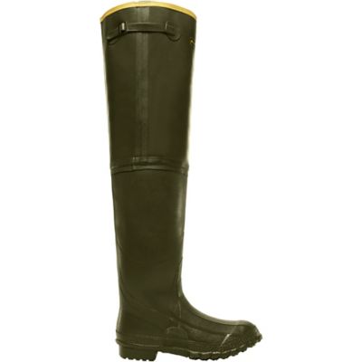 LaCrosse Footwear Men's ZXT Irrigation Hip Boot 26 in. OD Green Rubber Boots