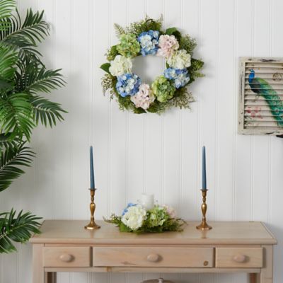 Image showing  24 in. Hydrangea Wreath